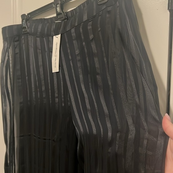 NWT The Drop Women's Sky Captain Sheer Striped Pants only, no shorts size XXL - Picture 7 of 11